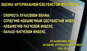 Оценка артериальной/сосудистой жесткости: СПВ, CAVI, ЛПИ, ППИ