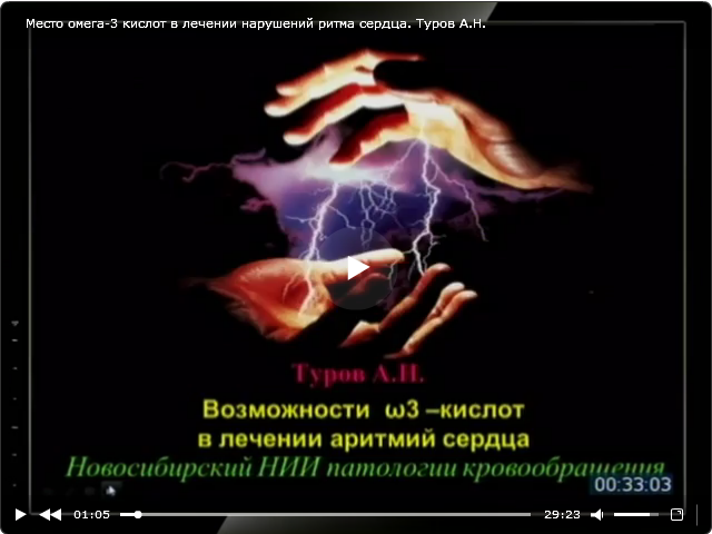 Место омега-3 кислот в лечении нарушений ритма сердца Место омега-3 кислот в лечении нарушений ритма сердца